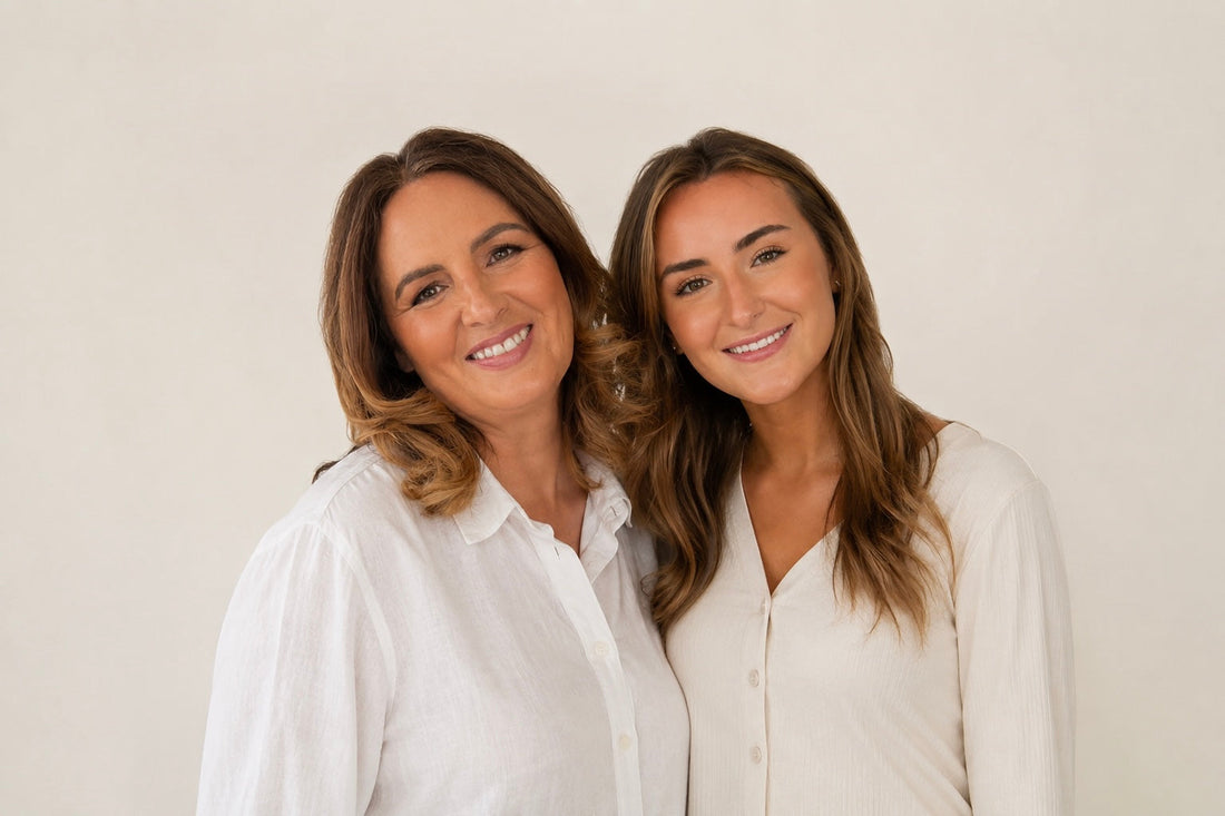 Fiona and Millie, founders of Millie and Me, an Irish organic cotton babywear brand