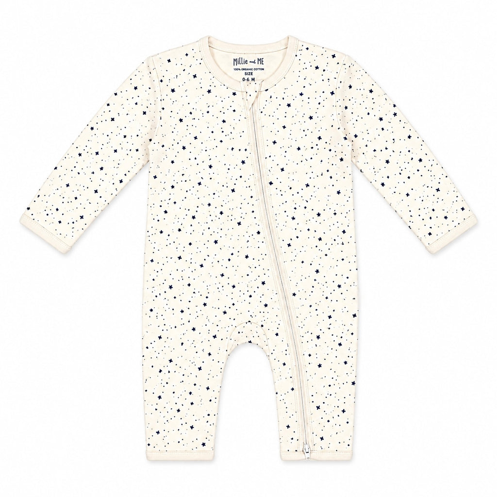 Zip Romper - Stars