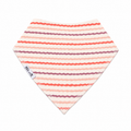 Bandana Bib - Ash Rose Wavy Stripe