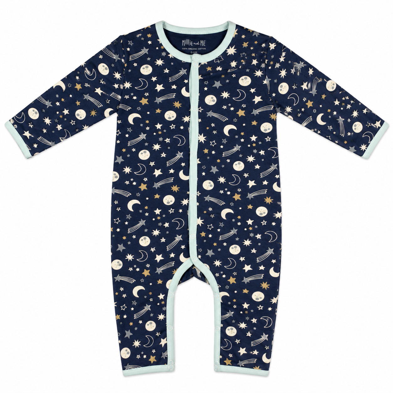 Romper - Navy Constellation Stars