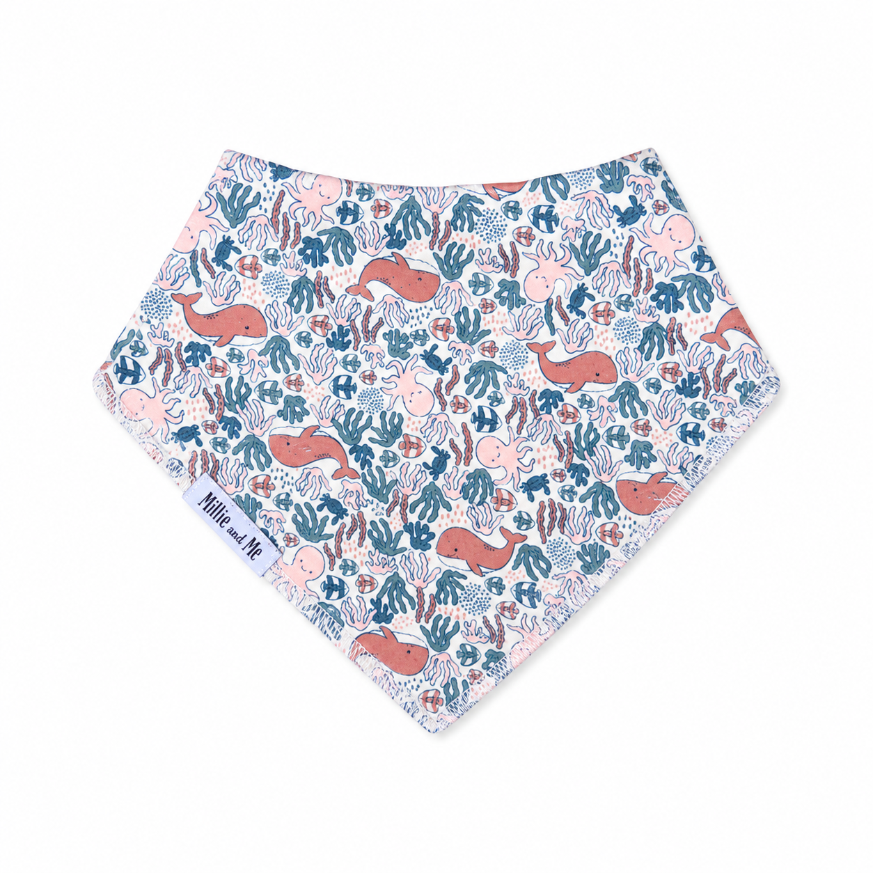 Bandana-Lätzchen - Ocean Ash Rose