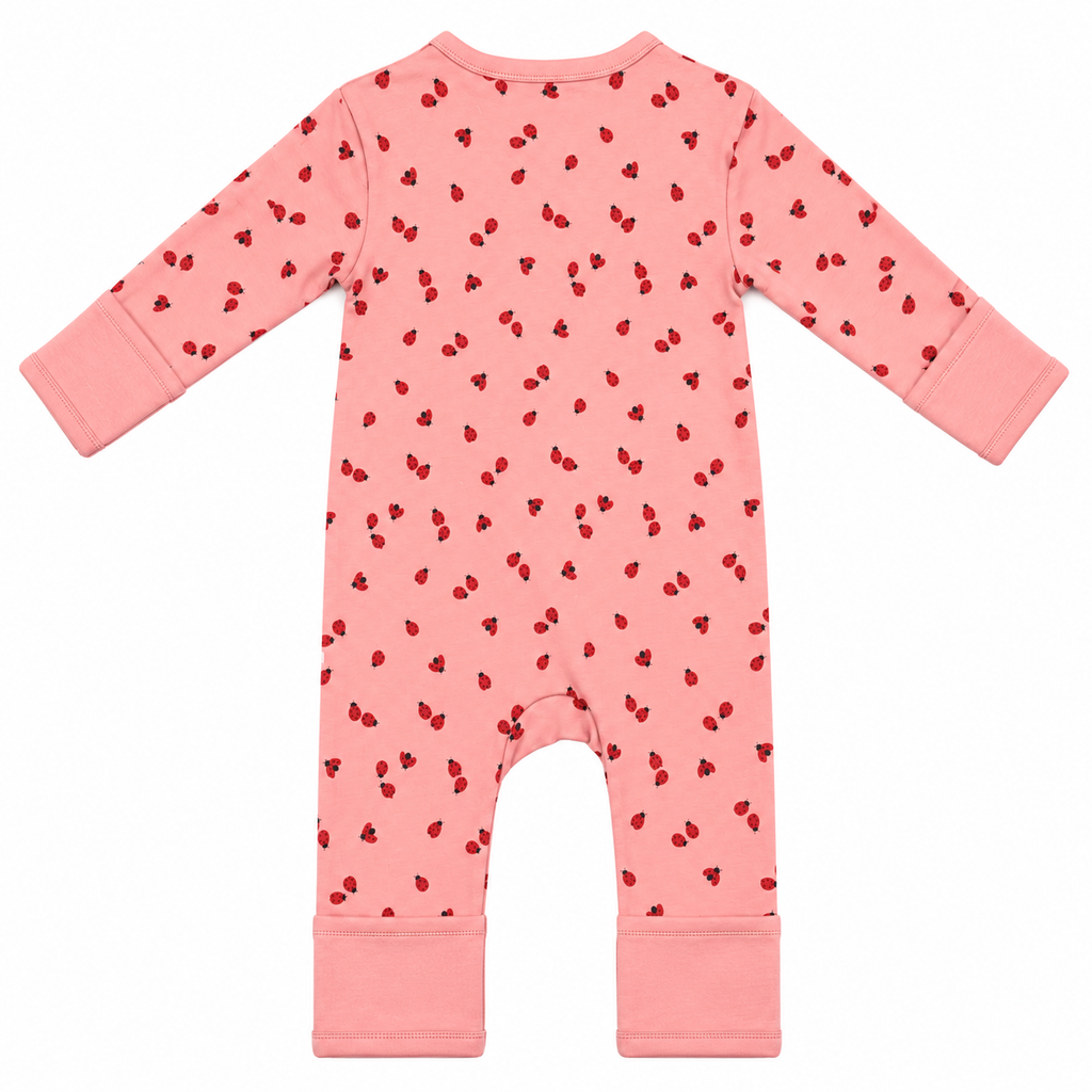 Ladybug Zip Romper