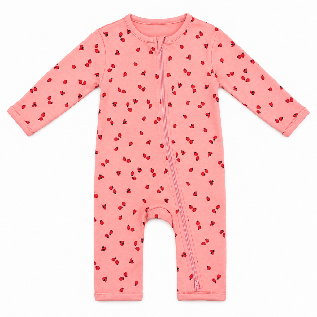 Ladybug Zip Romper